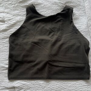 Athleta Dark Green Crop Top